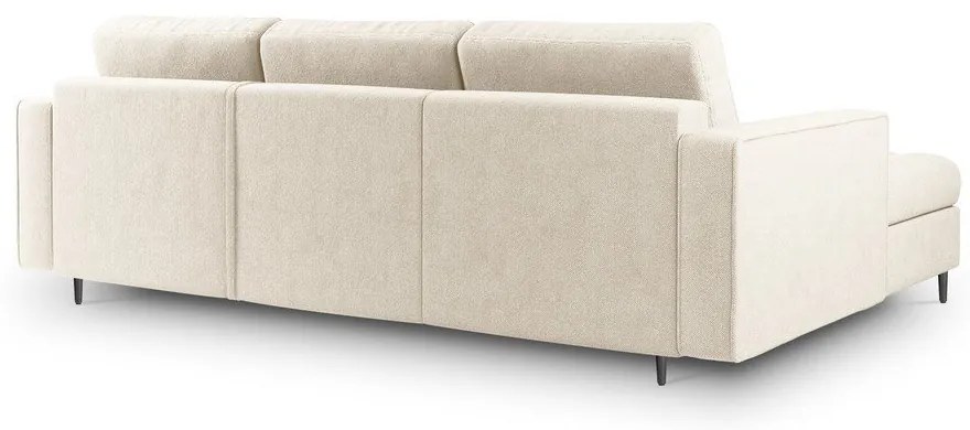 Divano letto beige chiaro Santo, angolo sinistro - Milo Casa