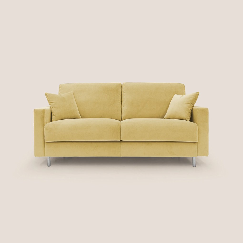 Andromeda divano letto moderno in pregiato velluto LUXURY
