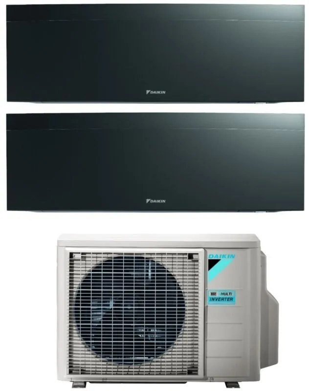 Daikin - Climatizzatore Condizionatore Bluevolution Dual Split Inverter serie emura black iii 12+15 con 2MXM50A R-32 Wi-Fi Integrato 12000+15000