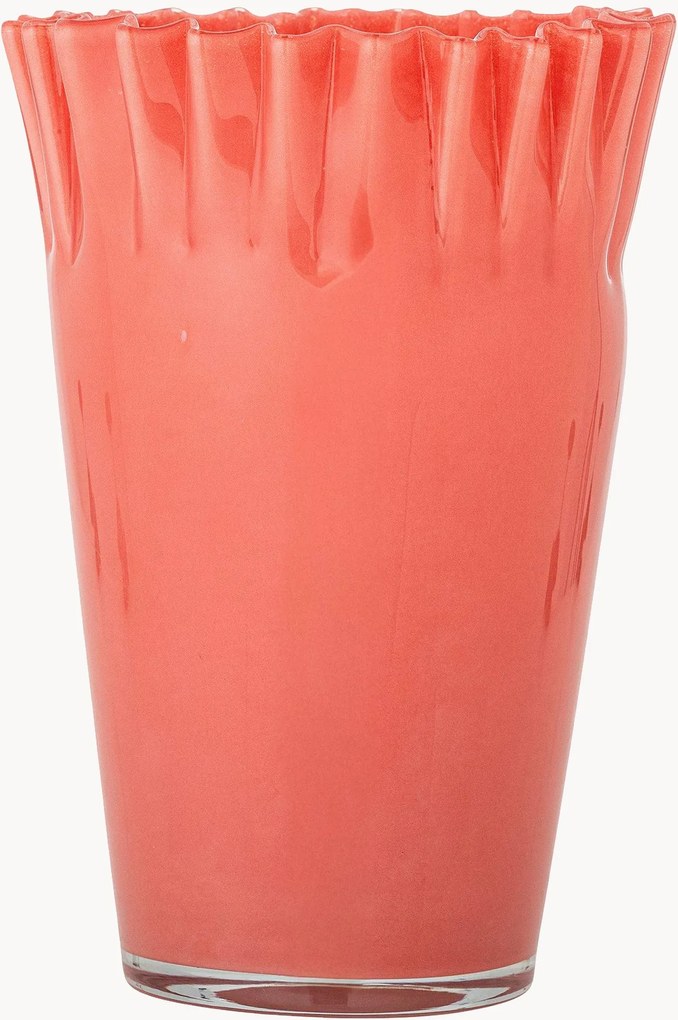 Vaso in vetro soffiato a bocca Janine, alt. 30 cm