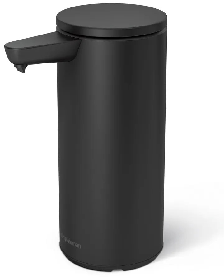 Dispenser di sapone in acciaio nero touchless 266 ml - simplehuman