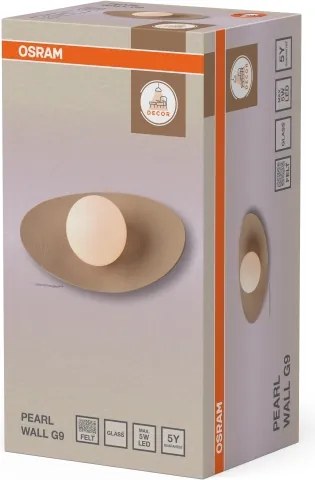 Osram - Lampada da parete DECOR PEARL 1xG9/5W/230V beige