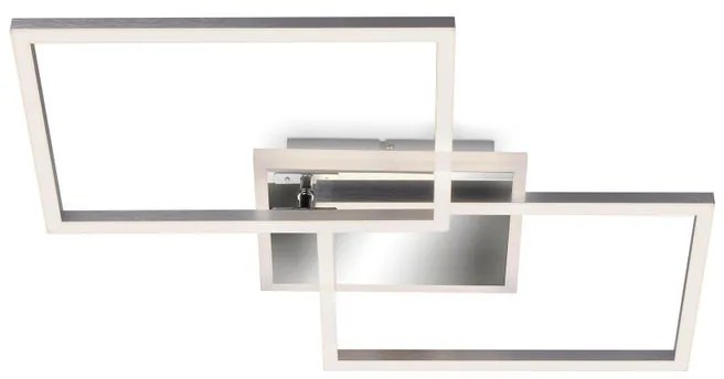 Plafoniera LED Frame argento IP20, 4200 lumen