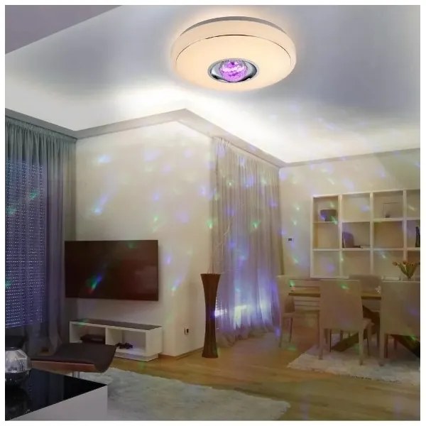 Plafoniera LED RGB Dimmerabile MAGIC DISCO LED/18W/230V + telecomando