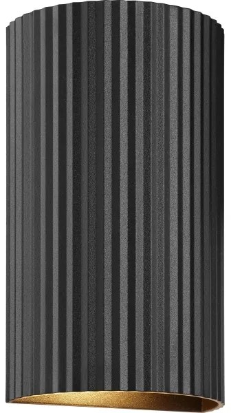 Brilliant - Applique UNDULA 2xGU10/10W/230V nero