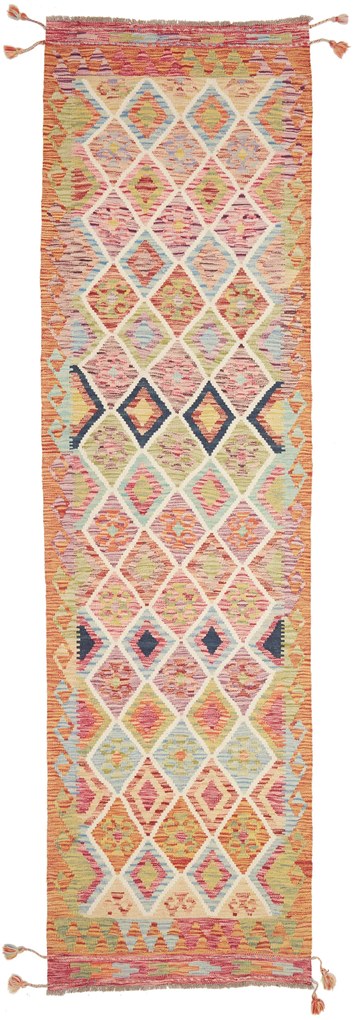 Kilim Tappeto orientale 300x80 (Pakistan) Tessuto A Mano
