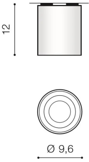 Azzardo AZ2955 - Plafoniera BROSS 1xGU10/50W/230V