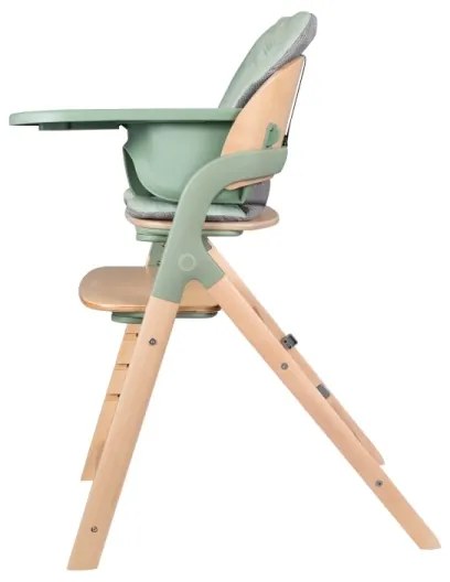 Lionelo - Seggiolina da pappa 3 in 1 MEGAN Legno Verde