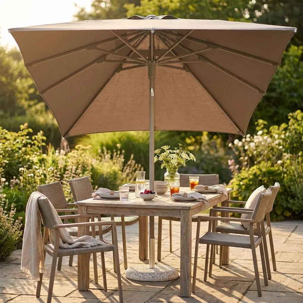 NICOLAUS - ombrellone in alluminio 3 x 3 m