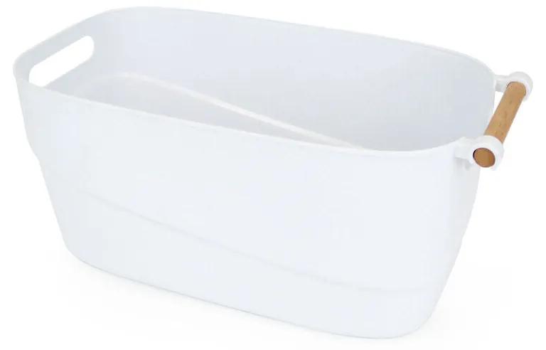 Cestino Multiuso Confortime Bianco Plastica Con manici 40 x 21,5 x 18 cm