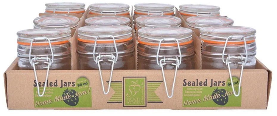 Vasetti per conserve in set da 12 90 ml - Esschert Design