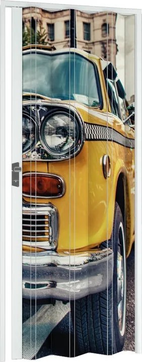 Porta a soffietto Digiatale Car in pvc multicolore L 89.5 x H 214 cm