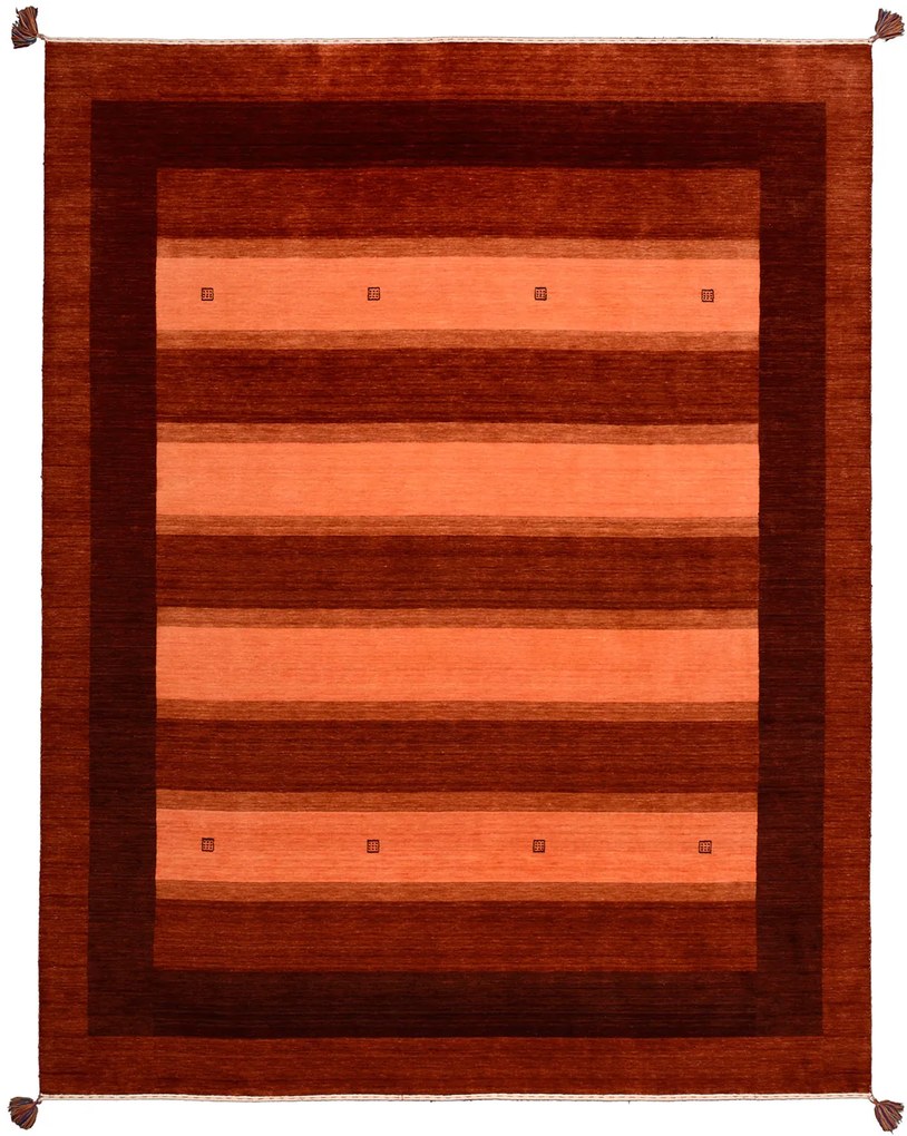 Loribaft Tappeto orientale 250x300 Rosso (Indian) Realizzato A Mano