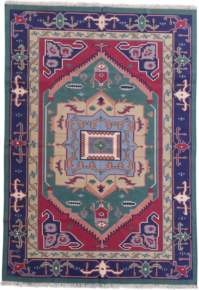 Kilim Tappeto orientale 280x190 (Indian) Tessuto A Mano