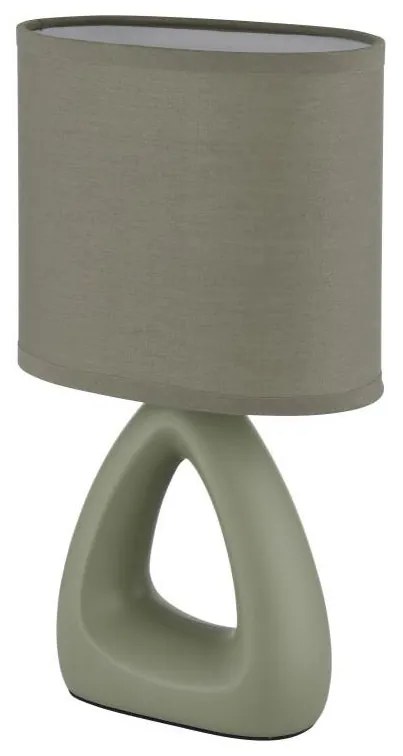 Globo 21731BG - Lampada da tavolo  TRIANGLE 1xE14/40W/230V verde