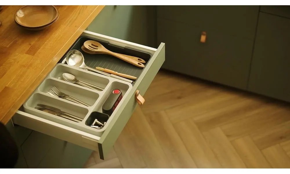 Cassetto portaposate regolabile grigio DrawerStore DrawerStore™ - Joseph Joseph