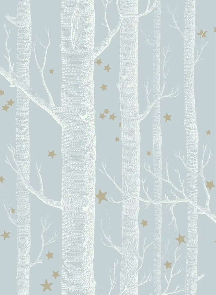 Tapete Woods & Stars von Cole & Son - Powder Blue
