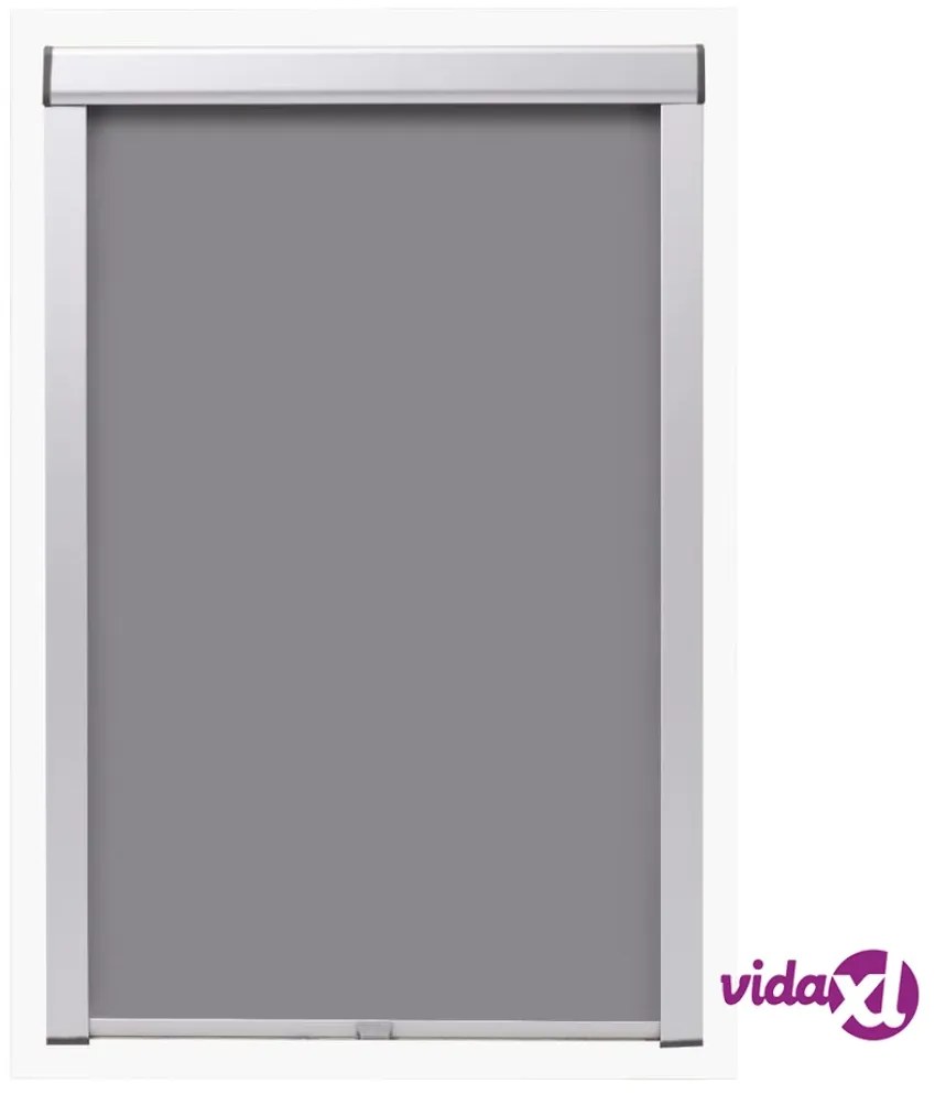 vidaXL Tenda a Rullo Oscurante Persiana Grigia 102