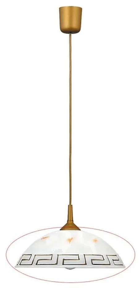 Rabalux 9735 - Vetro di ricambio per lampadario ETRUSCO E27 diametro 30 cm