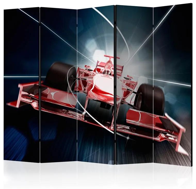 Paravento Speed and dynamics of Formula 1 II [Room Dividers]