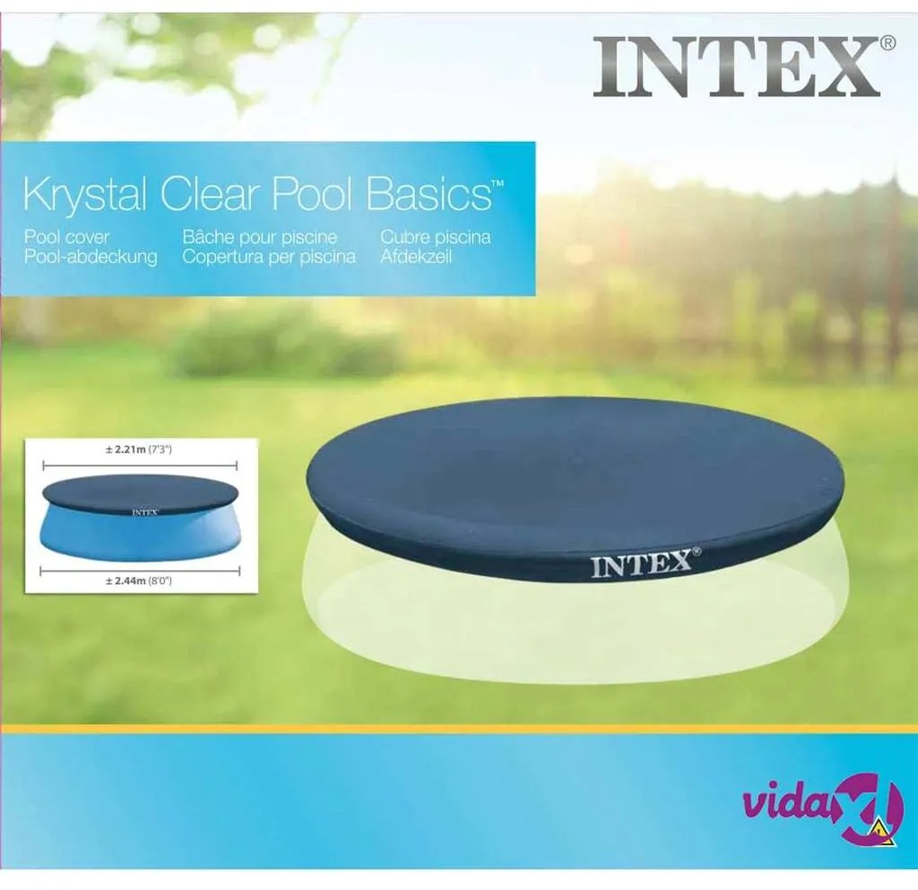 INTEX Copertura per Piscina Rotonda 244 cm