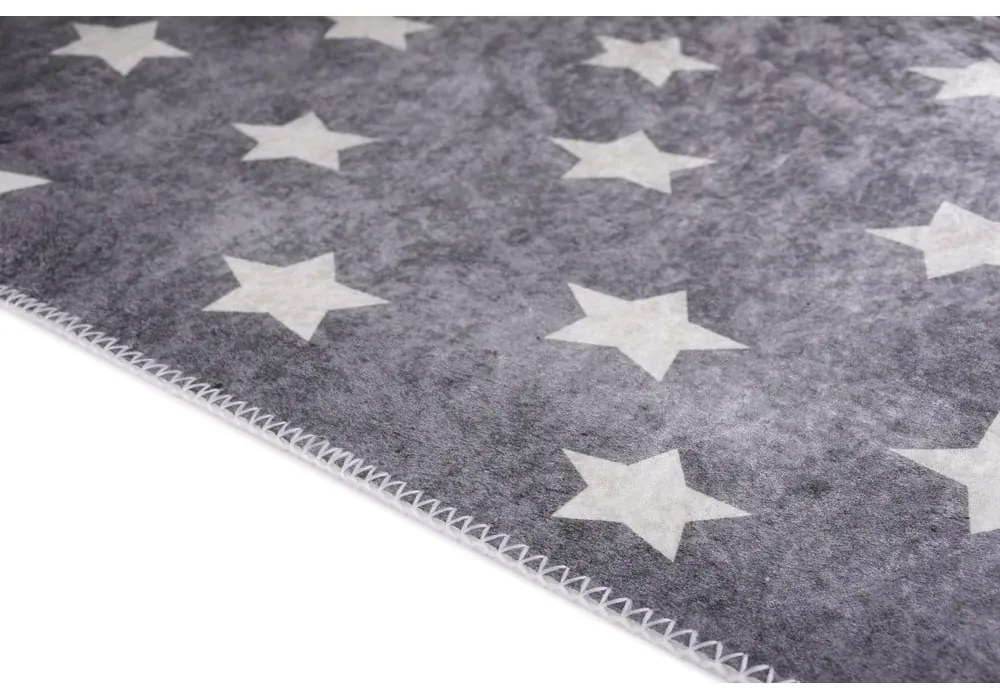 Tappeto per bambini grigio lavabile 80x120 cm Shining Stars – Vitaus