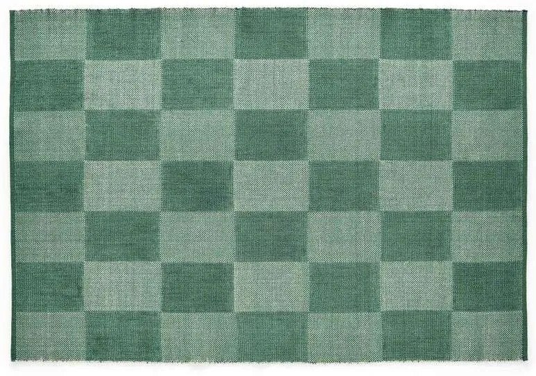 HAY - Check Rug Small Check 140x200 Green HAY