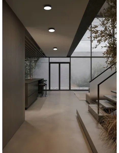 Immax NEO 07200L - Luce LED dimmerabile RONDATE LED/18W/230V nero Tuya + +TC