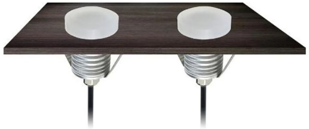 Faretto LED 1W IP65 Tondo Luce Diffusa - Professional Colore Bianco Naturale 4.000K