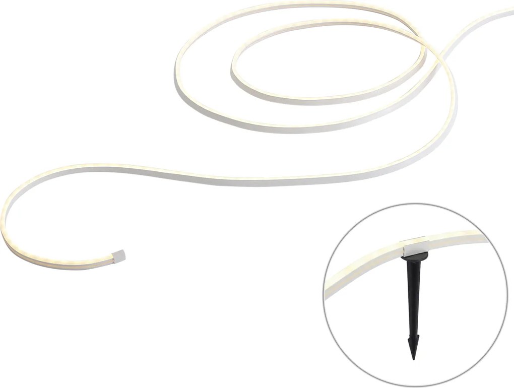 Striscia LED Smart 5 Metri CCT 30W 350 lm 2700 - 6500K IP44 Incl. Picchetti