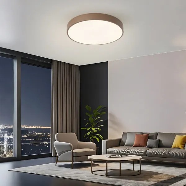 Brilagi - Plafoniera LED dimmerabile POOL LED/60W/230V 3000-6000K 50 cm marrone + telecomando