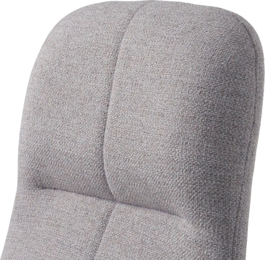 Poltrona da relax grigio chiaro girevole Manning – Unique Furniture