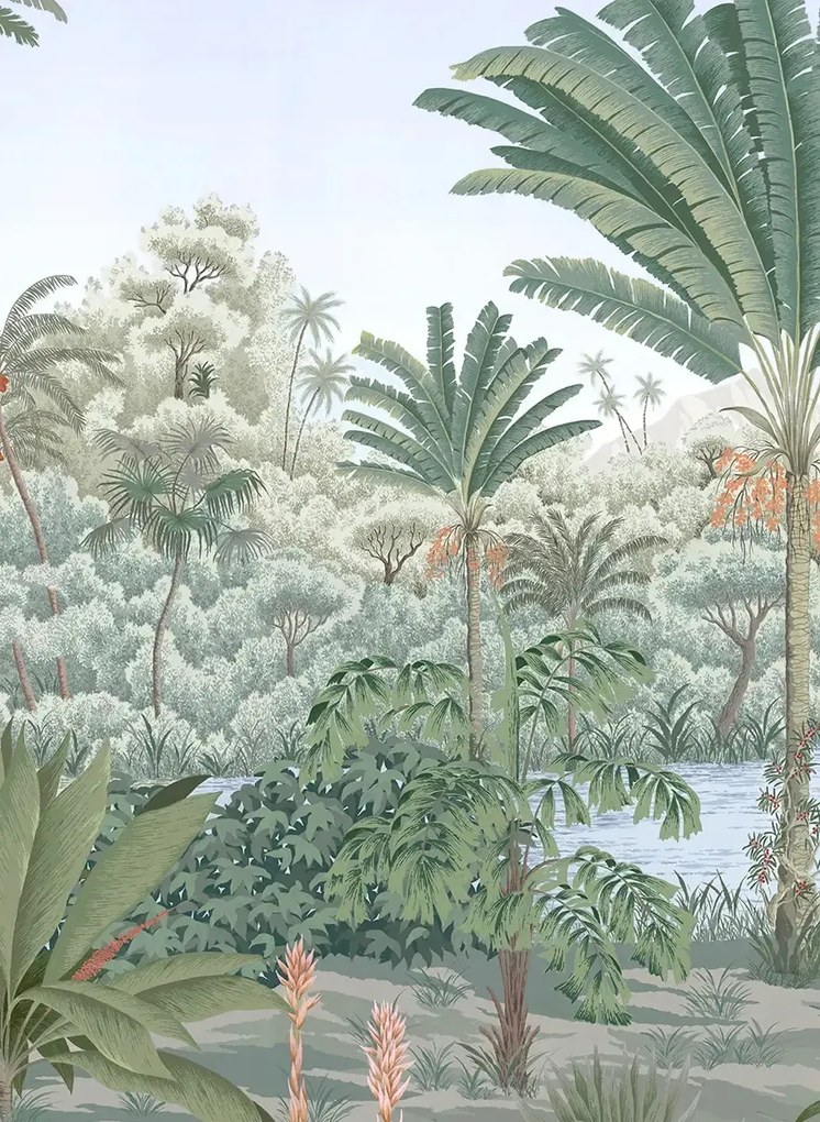 Isidore Leroy Carta da parati panoramica Riviere des Parfums Naturel - D 10/11/12