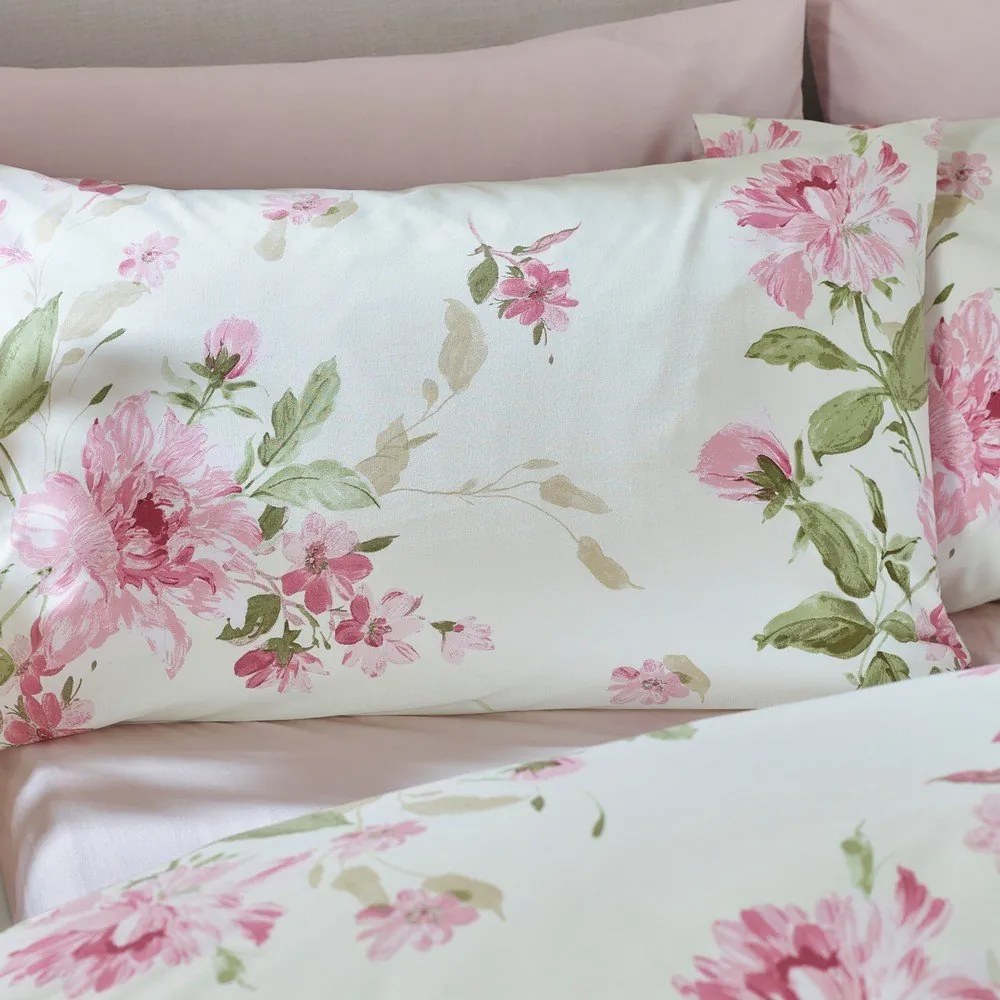 Set copripiumino e federa per letto matrimoniale 3 pezzi 200x200 cm Avebury Floral – Catherine Lansfield