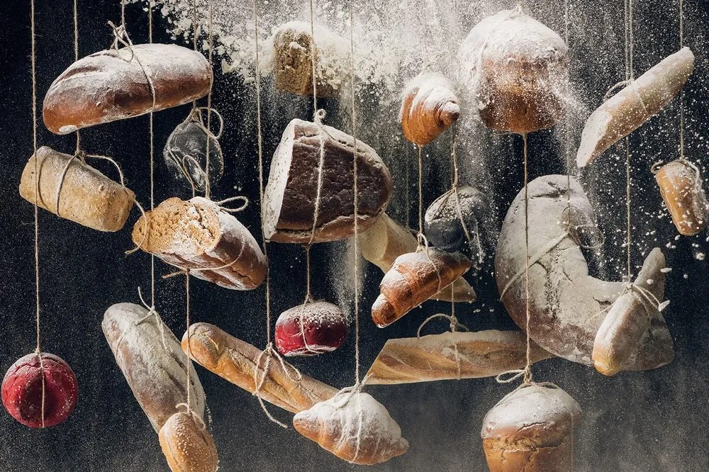 Carta da parati – Pane appeso