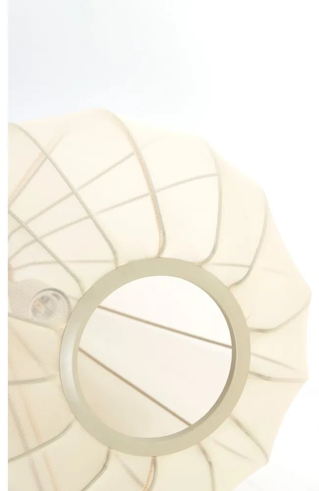 Lampadario beige con paralume in tessuto ø 38 cm Itela - Light &amp; Living