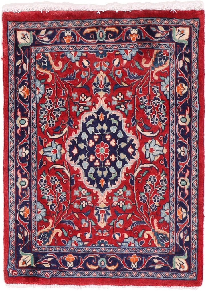 Sarogh Tappeto persiano 90x60 (Iran) Annodato A Mano