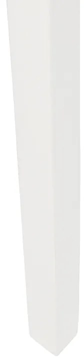 Lampada da terra a treppiede in legno bianco con paralume bianco 50 cm - Puros