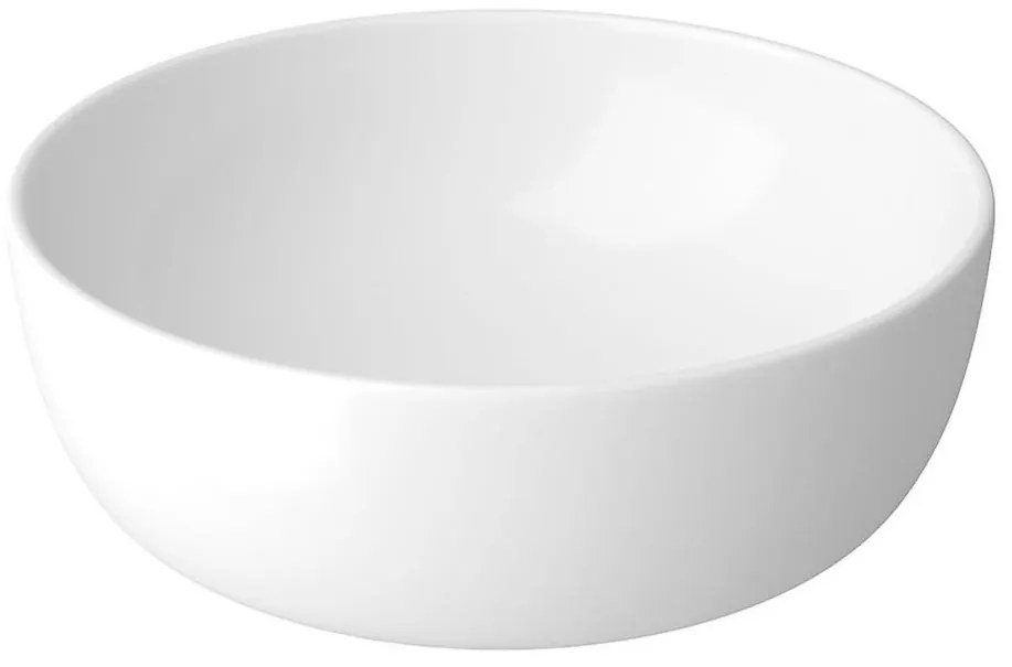 Cersanit K116-048-ECO - Lavabo da appoggio MODUO Ø 40 cm in ceramica, bianco lucido