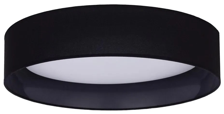 Duolla - Plafoniera LED ROLLER LED/24W/230V diametro 45 cm nero