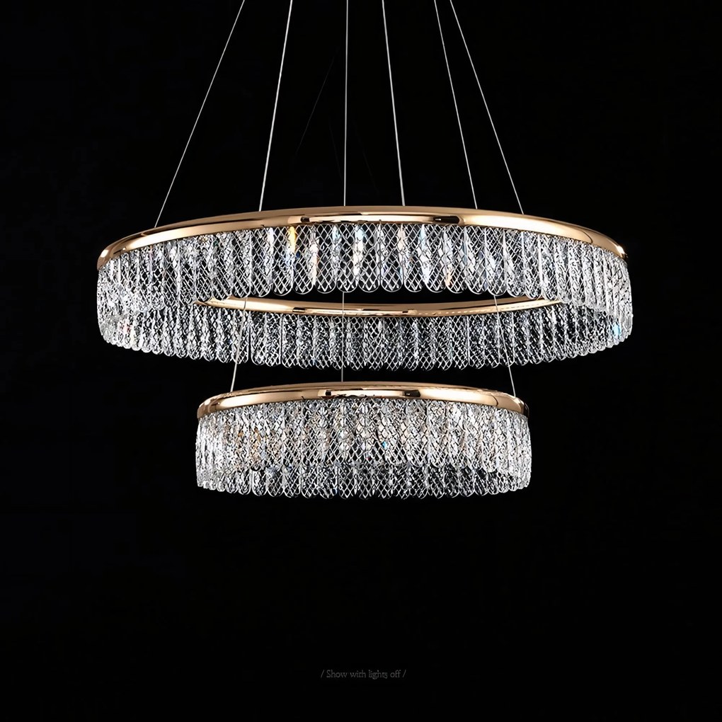 Lampada da soffitto LED APP1750-CP Gold
