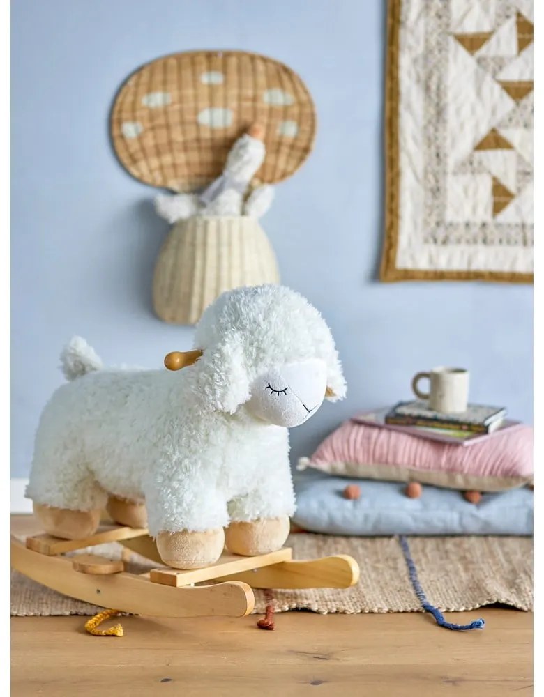 Baby pecora a dondolo in legno di faggio Giocattolo a dondolo Sheep - Bloomingville Mini