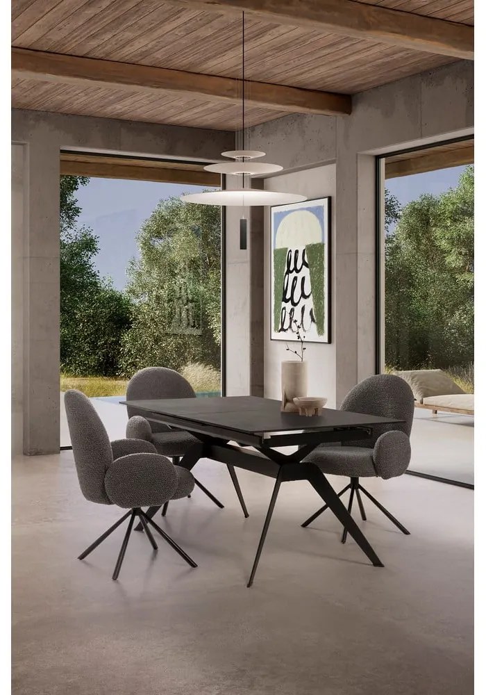 Poltrona grigio scuro Dario - Marckeric