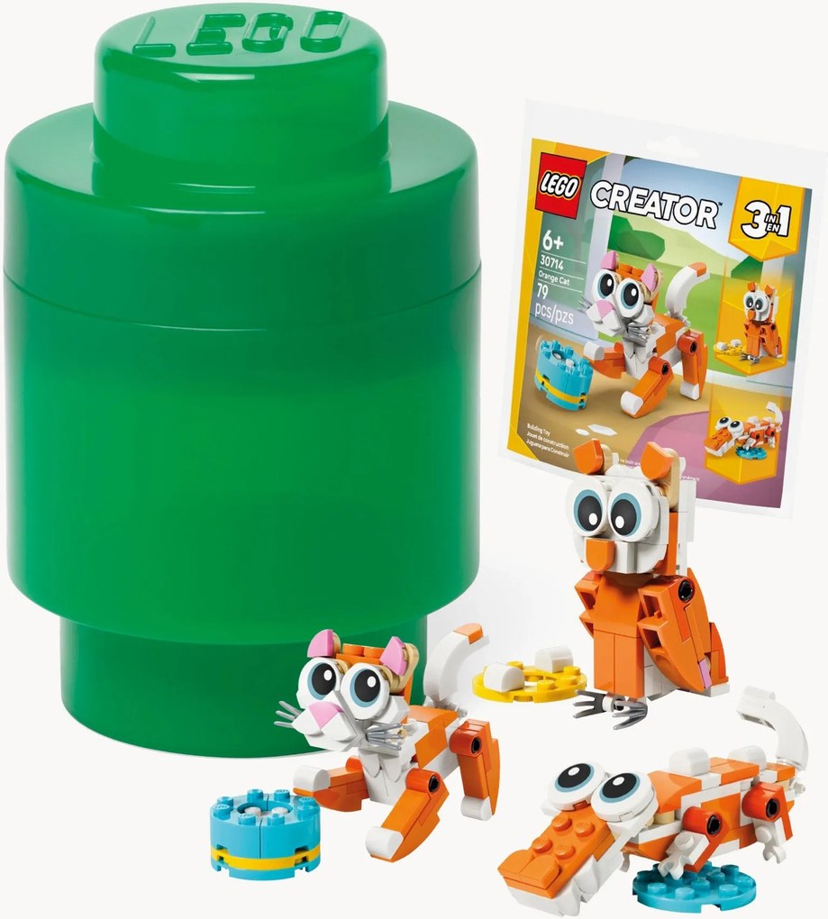 Set scatola portaoggetti e mini giocattoli Creator, set da 2