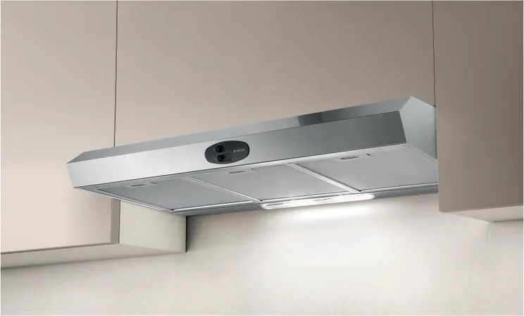 Cappa sottopensile Krea LX IX F/90 ELICA argento L 90 cm