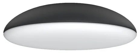 Plafoniera moderno Kazz Ø 50 cm nero IP20, 6XE27