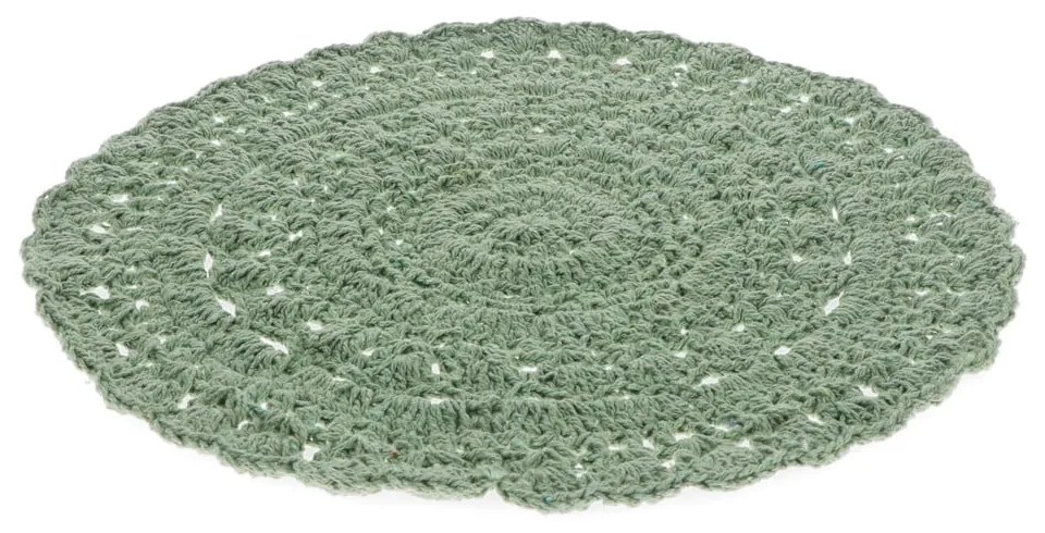 Tovaglietta in misto cotone ø 35 cm Crochet – Rex London
