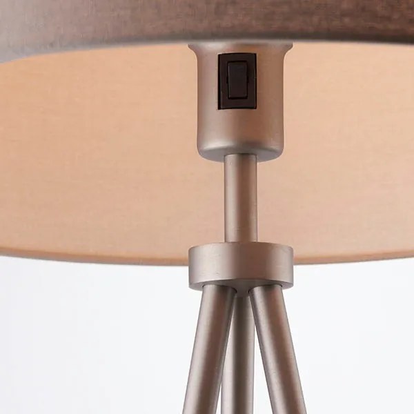 Endon 66987 - Lampada da terra TRI 1xE27/60W/230V beige