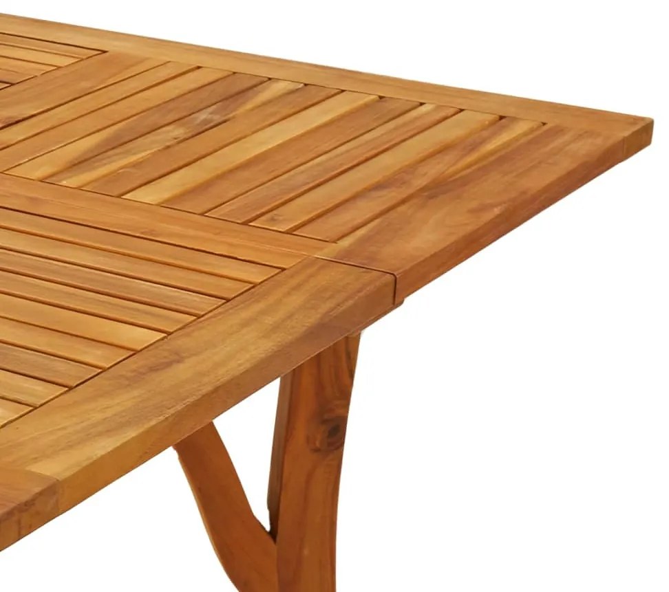 Tavolo da giardino 85x85x75 cm legno massello di acacia