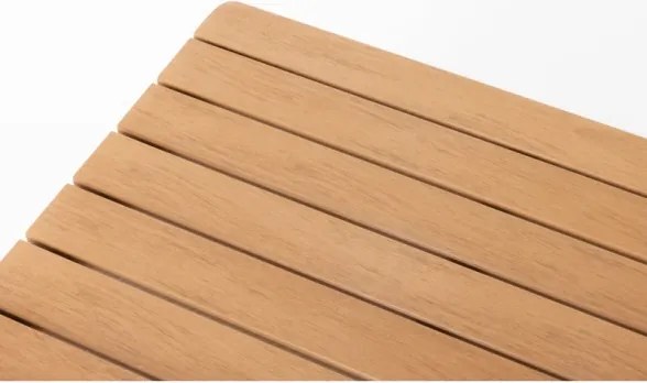 Salotto Da Esterno 5 Posti In Alluminio Con Tavolino E Cuscini Boston Avorio